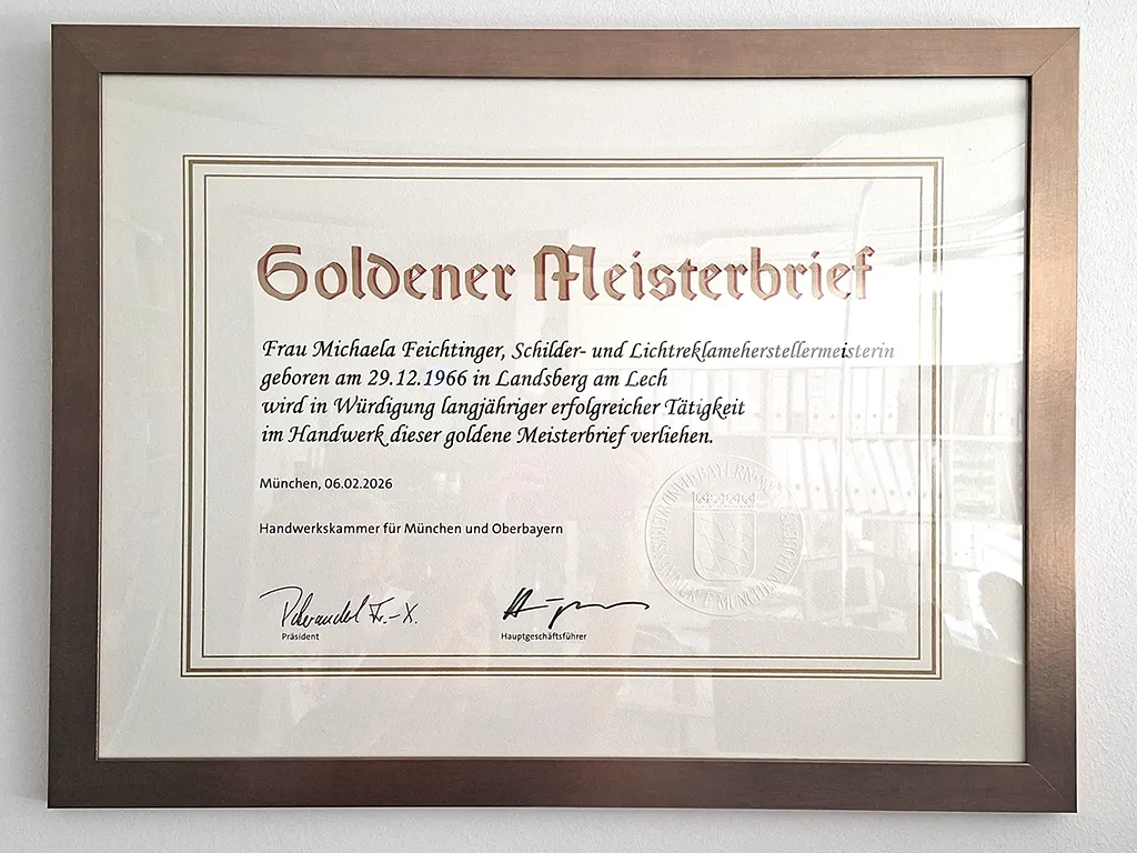 Goldener Meisterbrief